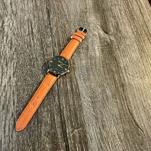 Men’s Watch Black Gold Brown NEW